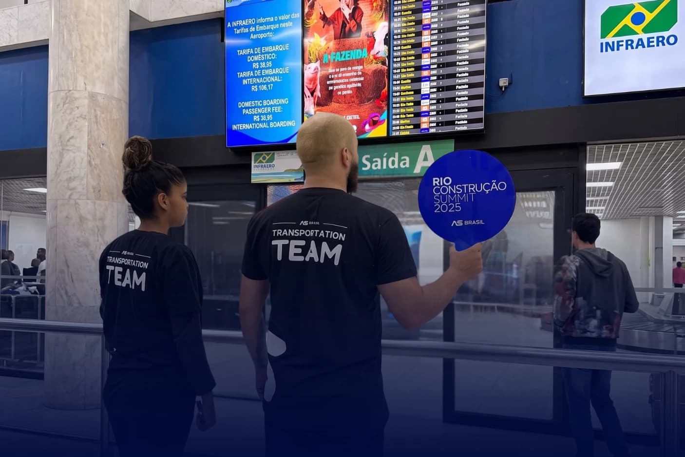 Receptivo em Aeroportos — serviço da AS Brasil